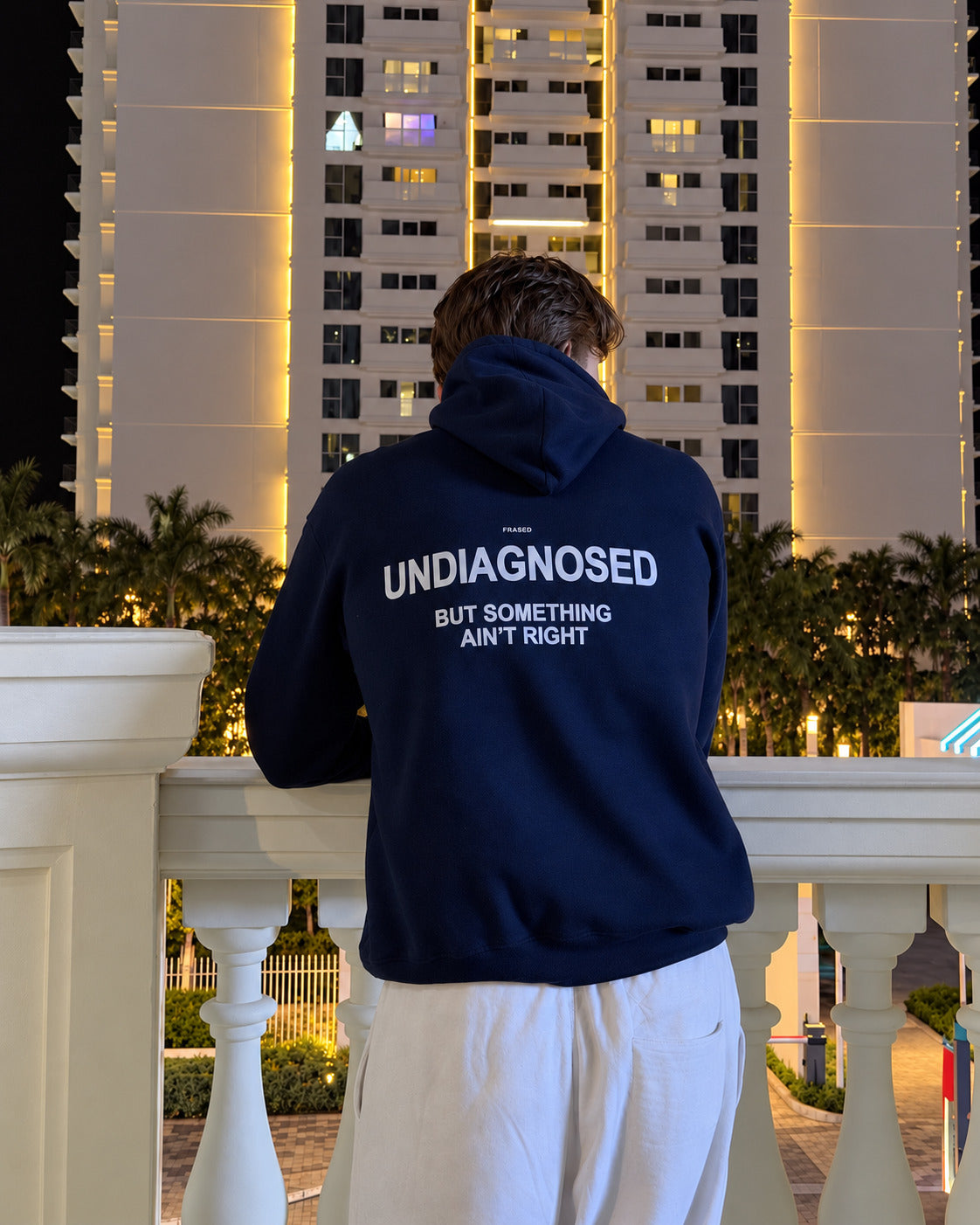 FRASED “UNDIAGNOSED BUT SOMETHING AIN'T RIGHT” hoodie — product photo 4